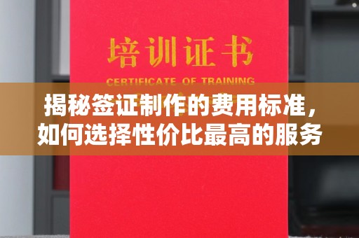 商水揭秘签证制作的费用标准，如何选择性价比最高的服务？
