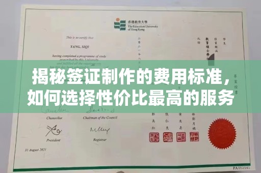 商水揭秘签证制作的费用标准，如何选择性价比最高的服务？