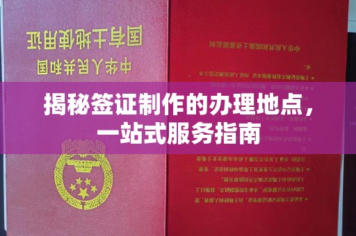 商水揭秘签证制作的办理地点，一站式服务指南