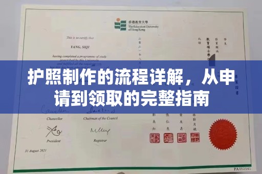 商水护照制作的流程详解，从申请到领取的完整指南