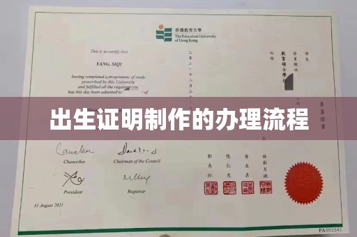 商水出生证明制作的办理流程