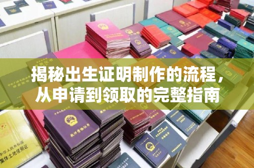 商水揭秘出生证明制作的流程，从申请到领取的完整指南