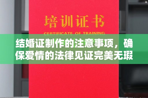 商水结婚证制作的注意事项，确保爱情的法律见证完美无瑕