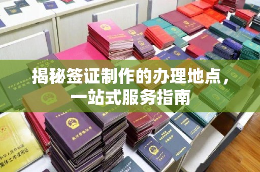 商水揭秘签证制作的办理地点，一站式服务指南
